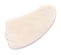 FIXOSHEE Ergonomic Agate Gua Sha Scraping Board for Full Body Massage Comfortable Grip Natural Jade Massager for Neck Face Shoulders Legs and Arms Smooth Texture for Safe Skin Care
