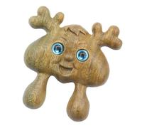 FIXOSHEE Ergonomic Small Wooden Body Massager Stick for Foot and Facial Acupoint Therapy Lightweight Sandalwood Tool for Relaxation After Work Walking