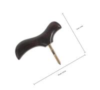 FIXOSHEE Ergonomic Wood Walking Stick Handle Polished Solid Cane Knob for Men Women Mobility Aid Support and Balance Accessory