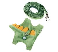 FIXOSHEE Ferret Harness and Leash Set, Comfortable Small Pet Vest Leash with Bell, Adjustable Cartoon Style, Practical Walking Rope for Ferrets and Small Animals Random Color