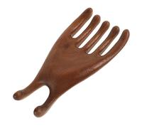 FIXOSHEE Five Finger Wooden Scalp Massager Comb for Full Body Acupoint Massage Manual Facial Massage Tool for Eye and Nose Relaxation Instrument for Office Workers and Home Use