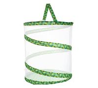FIXOSHEE Foldable Insect Cage for Lightweight Outdoor Bug House with Green Leaf Edge Collapsible Nature Exploration Box for Boys