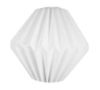 FIXOSHEE Foldable White Origami Hanging Ceiling Lampshade Durable Paper Shade for Living Room Dining Bar Cafe Bedroom Light Fixture
