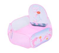 FIXOSHEE Folding Basketball Pit Pool with Dolphin Pattern Portable Play Pool Tent for Boys and Indoor Outdoor Kindergarten Entertainment Ground Easy to Clean and Store