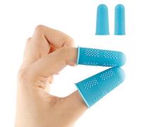 FIXOSHEE Food-Grade Silicone Heat-Proof Finger Sleeve Set 12Pcs with Skidproof Industrial Finger Covers in Mixed Sizes for Working and Safety Protection