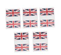 FIXOSHEE Football Team Flag Sticker Sports Match Stickers 5 Sets Waterproof Temporary Decals for Face Body Fan Support National Pride England Celebration Party Decorations