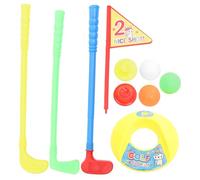 FIXOSHEE Golf Set for Lightweight Portable Indoor Golfs Set Interactive Kindergarten Sports Props Stimulate Athletic Ability and Temperament Development Random Color