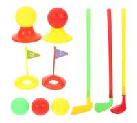 FIXOSHEE Golf Set Plastic Clubs Outdoor Educational Fun for Boys Early Skill Development Activity