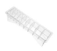 FIXOSHEE Hair Clipper Comb Storage Box Organizer for Professional Hair Clipper Guards Compatible with Various Trimmers Plastic Limit Comb Holder for Easy Access and Display