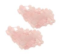 FIXOSHEE Heart Shaped Rose Quartz Eye Mask Cooling Stone Facial Massage Patch for Eye Fatigue Relief and Sleep Portable Quartz Blinder for Women Spa Relaxation