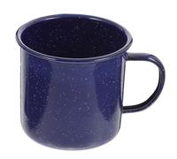 FIXOSHEE Heat Resistant Enamel Milk Cup Blue Star Dot Breakfast Water Mug for Home Coffee and Juice Cup for Outdoor Camping with Easy Clean Design