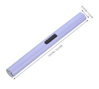 FIXOSHEE Heated Eyelash Curler Pen Mini Aluminum Alloy Portable Electric Eyelash Curler for Women No Battery Quick Heating for Travel and Makeup Touch-ups