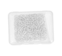 FIXOSHEE Heavy Duty Self Tapping Eye Screw Hooks Silver for Handmade Jewelry DIY Crafts Hanging Accessories and Easy to Install