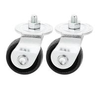 FIXOSHEE Heavy Duty Steel Caster Wheel for 3 Ton Hydraulic Floor Jack Front Wheel Replacement Garage Workshop