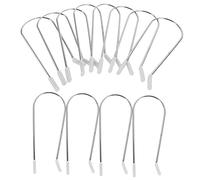 FIXOSHEE Hot Roller Securing Clip Hot Curler Clamp Replacement 16pcs Stainless Steel Sturdy Heat-resistant Hair Curlers Pins for Salon and Home Styling