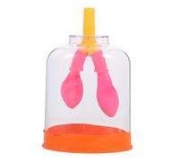 FIXOSHEE Human Lung Model Teaching Kit for Breathing Simulation Physics Experiments Educational Scientific Instrument Portable Compact Design for Students and Research Random Color