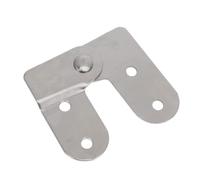 FIXOSHEE Iron Folding Leg Support Hinge for Fold Down Tables and Attic Ladder Assembly Featuring Concealed Design and Versatile Use