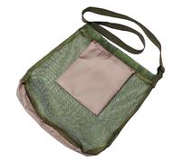 FIXOSHEE Large Capacity Reusable Mesh Bag for Outdoor Harvesting Multi Function Crossbody Shoulder Bag for Fruits Vegetables Garden Tools Lightweight Wear Resistant Design