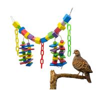 FIXOSHEE Large Natural Parrot for Medium and Large Birds Safe Food Grade Chew Blocks for Mental Stimulation and Anxiety Relief Climbing and Biting Activity for Healthy Pet Exercise