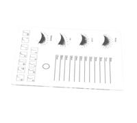 FIXOSHEE Large Transparent Eyelash Display Board for Professional and Personal Use Smooth-Edged Grafting Tray for Eyelash Extension Supply Salon Beauty Tool for Holding and Organizing Lash