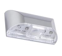 FIXOSHEE LED Keyhole Light Pir Infrared Sensor Motion Lamp for Door Lock with Auto Activation Silver, Night Light for Stairs and Kitchen