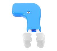 FIXOSHEE Lip Muscle Exerciser and Jaw Chew Exerciser Blue Facial Muscle Trainer for Chin Lifting and Breath Training Suitable for Kids and Adults