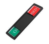 FIXOSHEE Magnetic Privacy Signboard Sliding Indicator Open Closed Aluminum Door Sign for Office Conference Room Bathroom Non Scratch Rubber Material Vacancy Display for Home and Workplace