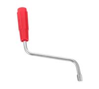 FIXOSHEE Manual Pasta Maker Handle Replacement Iron Alloy Accessory for Noodle Machines Easy to Install and Remove Compatible with Various Pasta Making Devices Classic Red Design
