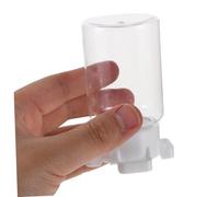 FIXOSHEE Medium White Reptile Water Feeder with Four Drinking Ports Antispill Stable Base for Small Exotic Pets Like Spiders Crickets Ants and Geckos Easy to Clean Enclosure Accessory