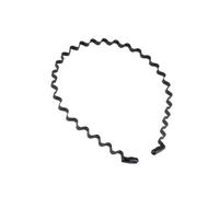 FIXOSHEE Men’s 2pcs 6mm Thick Wavy Hairbands Non-slip Slicked-back Hair Hoop for Fashion and Workout Hair Styling