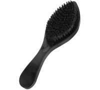 FIXOSHEE Men's Beard Grooming Brush with Wooden Handle Bristle Hair Detangling Brush for Styling and Shaping Beards Portable Lightweight Design for Travel and Daily Use