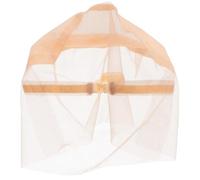 FIXOSHEE Mesh Lace Wig Cap Adjustable Front with Elastic Hair Net and Stretch Strap for Wig Making 10.63X7.48 Inch Breathable Fit for Women