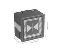 FIXOSHEE Metal Elevator Push Button Switch Dc 23V with Green Light Elevator Floor Button Replacement for Office Control Panels