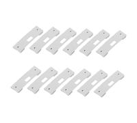 FIXOSHEE Metallic Vertical Blind Repair Tabs Clips Metal Vane Savers for Broken Vertical Blinds Curved Design Compatible with Cloth Metal Vanes Replacement Slats Accessories