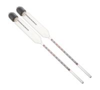 FIXOSHEE Milk Density Hydrometer 2pcs Set for Cow and Goat Milk Testing Liquid Density Meter for Home Dairy Use