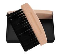 FIXOSHEE Mini Desktop Cleaning Brush and Dustpan Lightweight Portable Broom with Handle and Nylon Bristles for Home Car Pet Keyboard and Electronics Cleaning