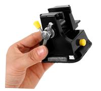 FIXOSHEE Mini Suction Base Table Vise Clamp for Jewelry Crafts and Model Making Small Bench Fixture Tool for Desktop Assembly Welding and Maintenance Quick-Install Press Clamp for Hobbyists