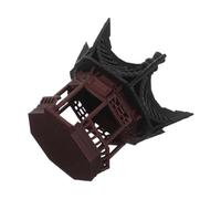 FIXOSHEE Miniature Pagoda Sculpture for Bonsai Landscape Decor Asian Pavilion Figurine for Tiny House Accessories Aquarium and Fairy Garden Ornaments Creative Micro Garden Decoration