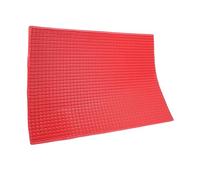 FIXOSHEE Miniature Roof Tile Scale for Dollhouse DIY Lifelike Sand Table Landscaping Material Smooth Surface Easy to Build Decorative Red Roof Tiles for Model Scenery