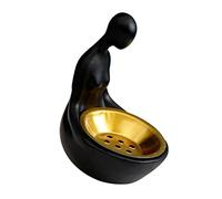 FIXOSHEE Modern Abstract Figures Cone Incense Burner Aromatherapy Furnace Middle Eastern Style Aroma Holder for Meditation Yoga Bedroom Desk Decor