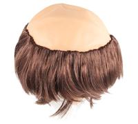 FIXOSHEE Monk's Headgear Bald Monk Wig for Men Cosplay Wig Prop for Halloween Party Cosplay Adult