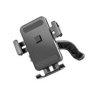 FIXOSHEE Motorbike Phone Holder Handlebar Mount Bracket for Motorcycle and Scooter GPS Navigation Strong Engineering Plastic with Quick Release Design Black Upgrade Version