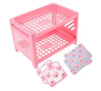 FIXOSHEE Multi-function Small Animal Bed for Hamsters Guinea Pigs Rabbits Cozy Comfy Hideout with Soft Pads and Blankets Safe Resting Place Reducing Pet Stress Easy to Clean Random Color