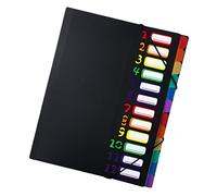 FIXOSHEE Multi Layer Document Organizer Folder Premium Plastic File Storage for Office Home for Tax Documents Receipts Contracts and Vouchers Portable Design for