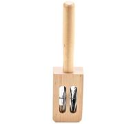 FIXOSHEE Musical Jingle Stick Bell Percussion Instrument Portable Educational for Strengthening Wrists and Arms Random Style Preschoolers