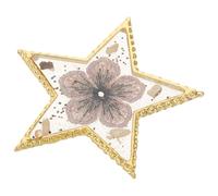 FIXOSHEE Nail Art Mixing Palette Resin Holder for Painting Nails with 5-Star Crystal Design Manicure Tool Suitable for Professional and Home Use