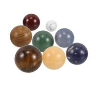 FIXOSHEE Natural Stone Solar System Model Set with Detailed Planets for Education and Office Decoration Realistic Craftsmanship Astronomy Figurines Gemstone Science for Boys