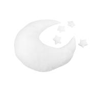 FIXOSHEE Newborn Photography Posing Pillow Set Moon Shaped Photo Props for Boys Gender Neutral Photoshoot Pillows for Studio Milestone Decoration