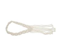 FIXOSHEE Nordic Style Delicate Woven Macrame Headband for Women Bohemian Hair Accessory Comfortable Cotton Rope Travel Headband Suitable for Parties and Everyday Wear