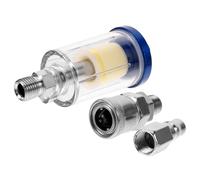 FIXOSHEE Oil Water Separator for Pneumatic Spray Sprayers Air Compressor Moisture Trap with Male and Female Connectors Efficient Air Supply for Smooth Painting and Multi Tool Use